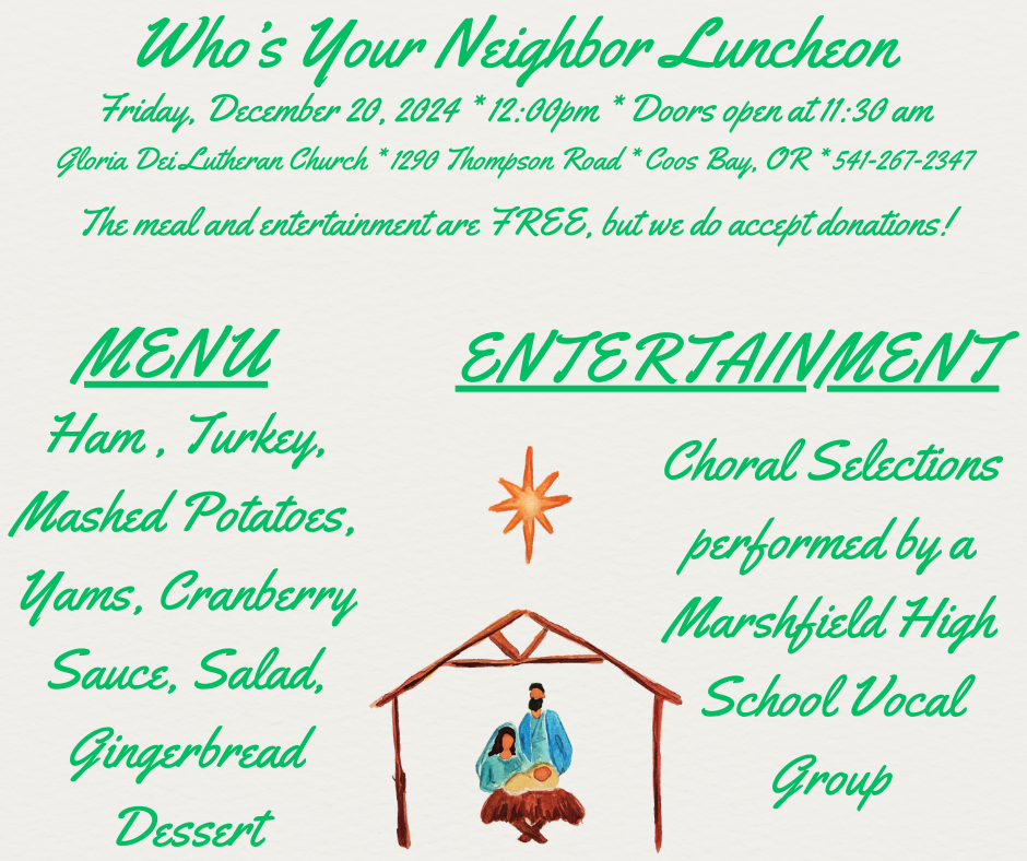 Who's your Neighbor Luncheon